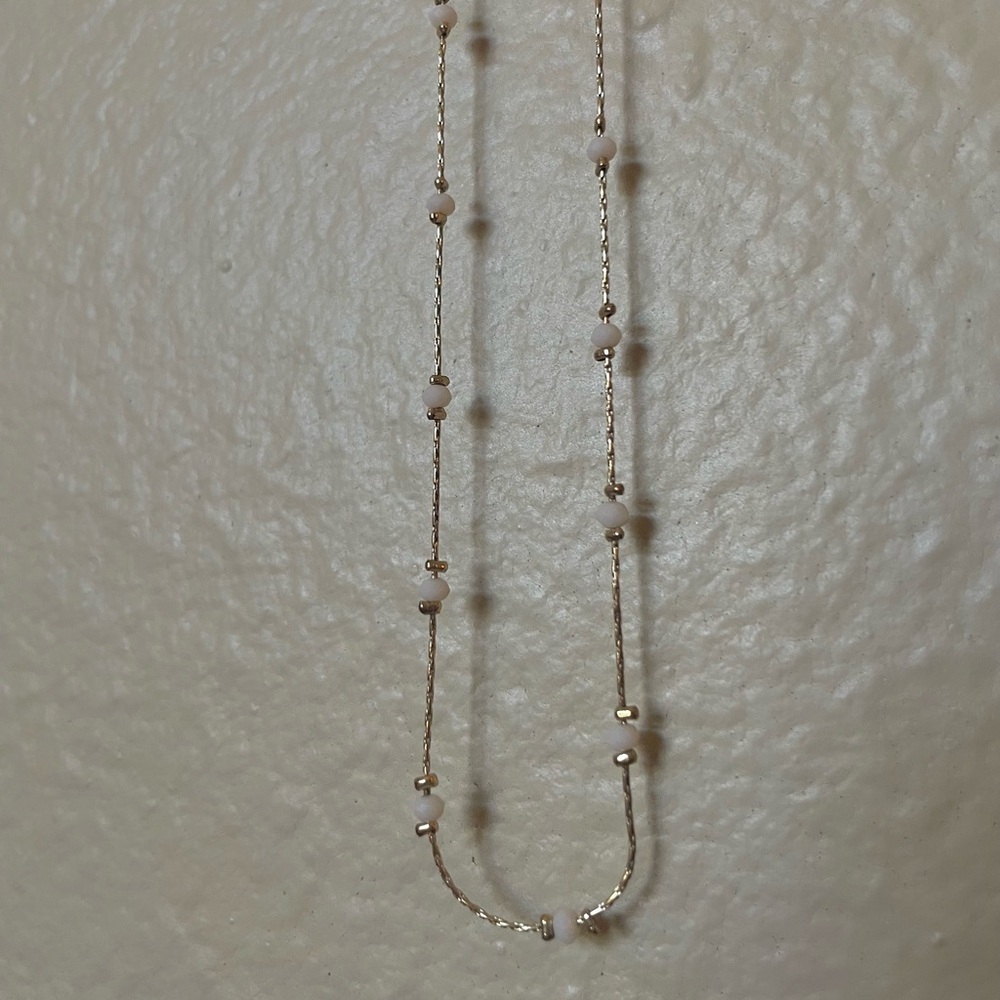 Mini pearl bead choker necklace